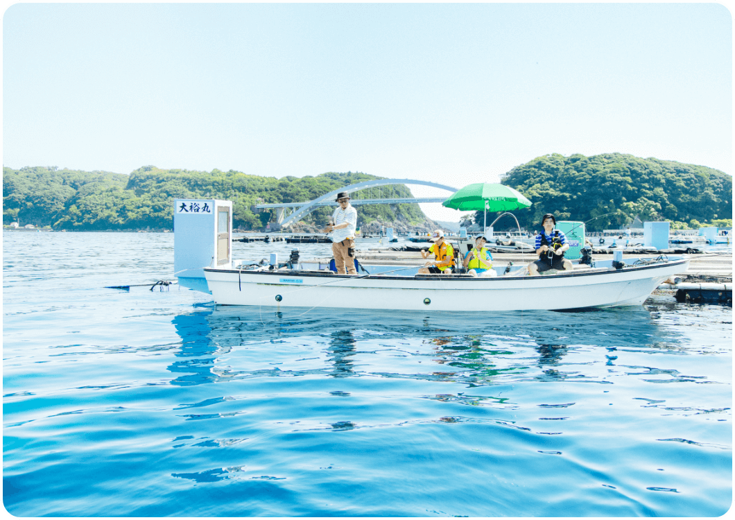 波が穏やかな串本湾内は、ファミリーでの釣りにおススメ！