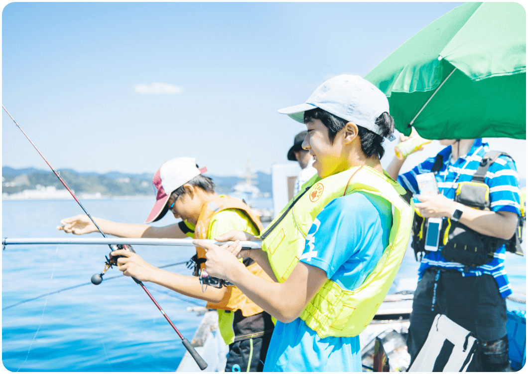 自分たちだけの空間で釣りを楽しむ！