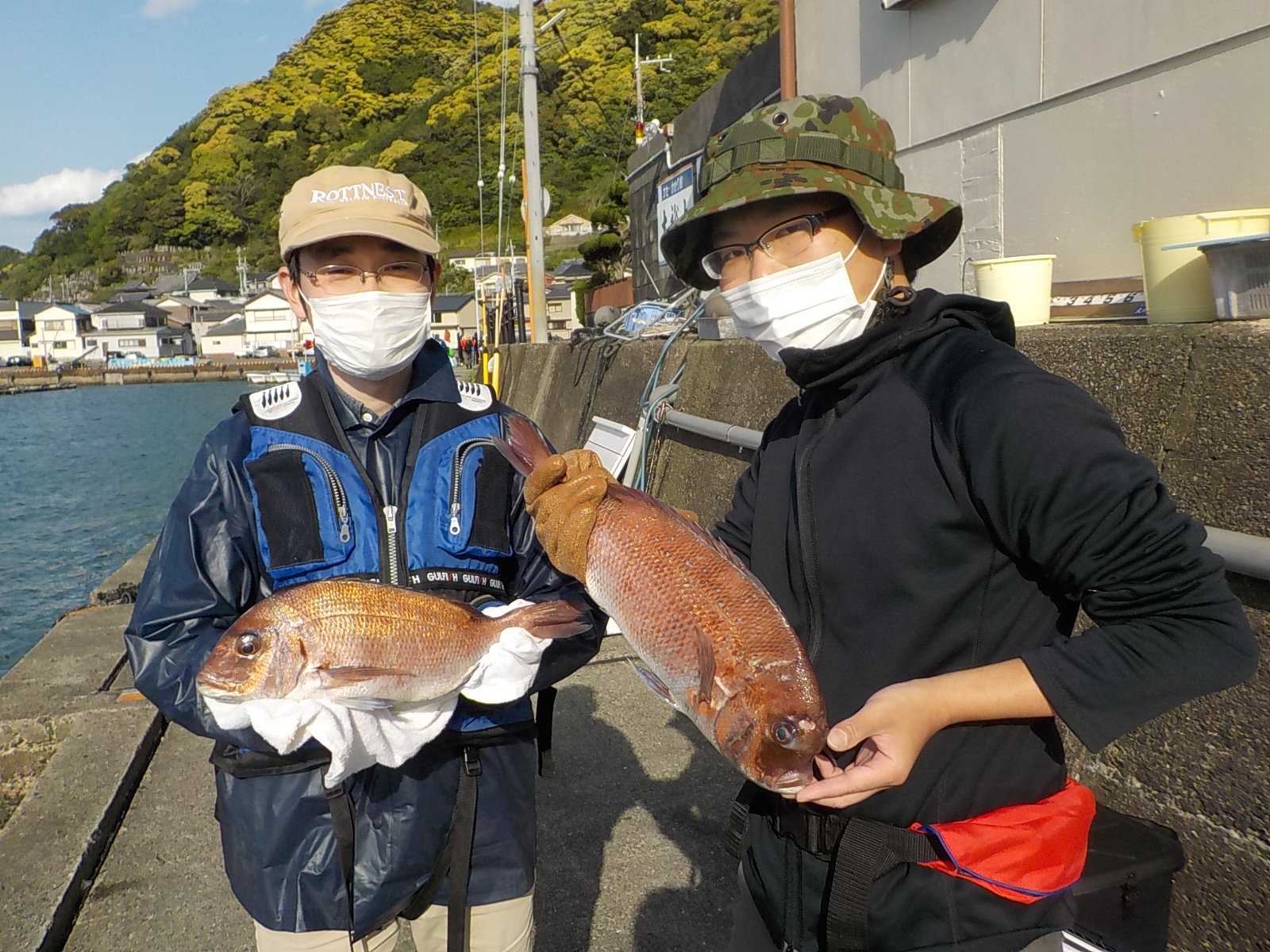 奈良の向山様　マダイ40～45センチ　3尾