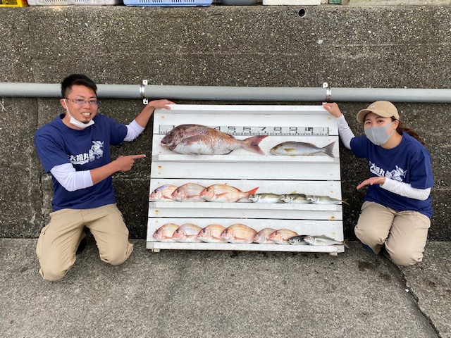 のっこみマダイ釣り大会　第三位ランクイン！