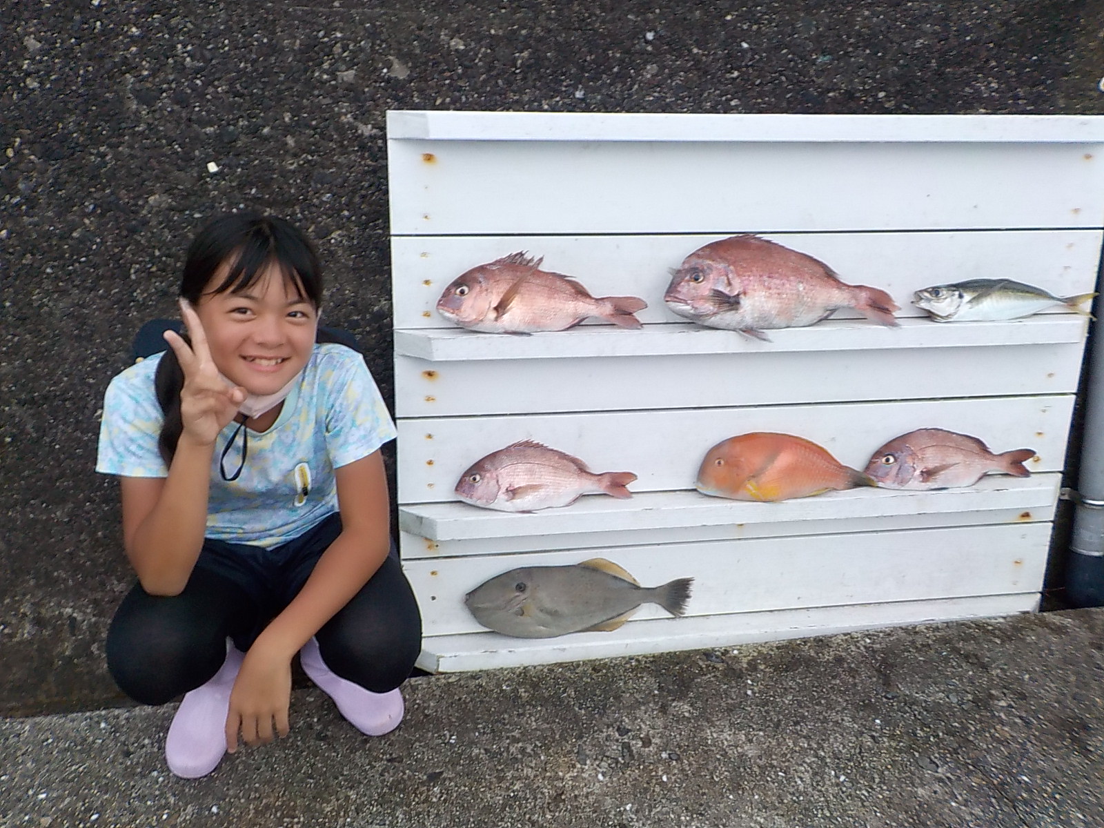 鮫島一家様　マダイ　30～45センチ　4尾