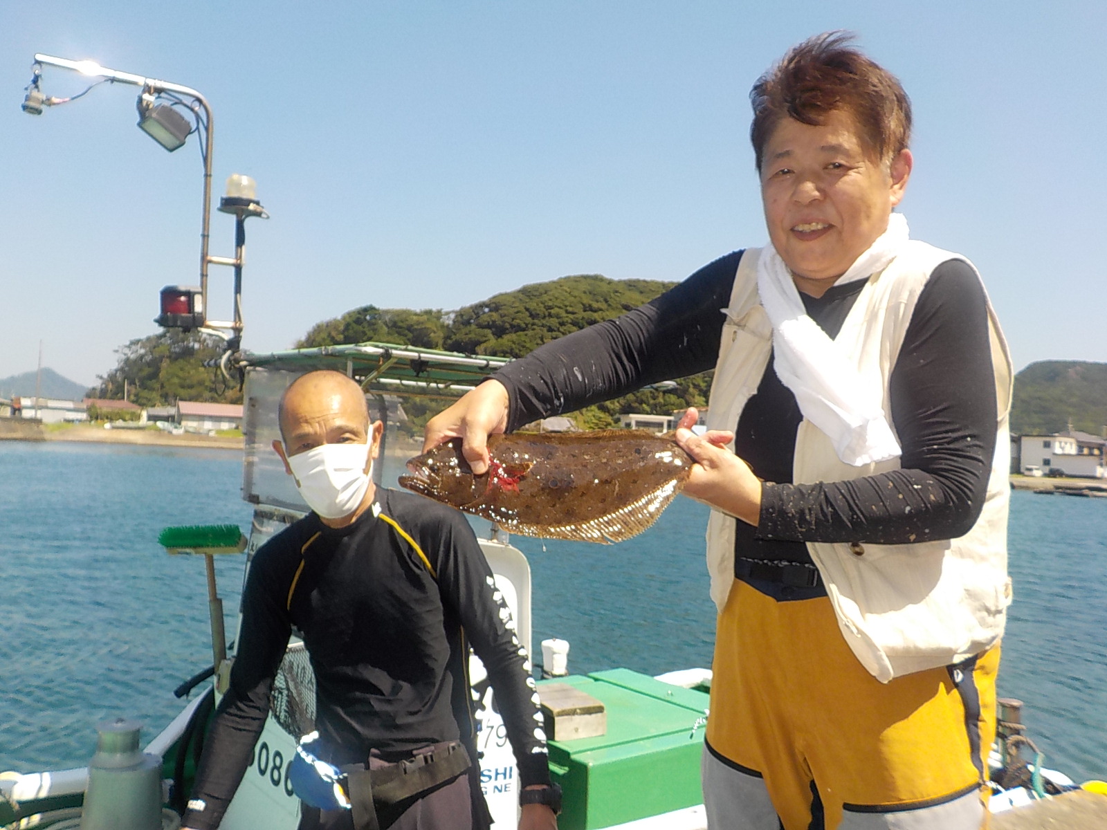 宮久保様　中アジ　ヒラメ40センチ