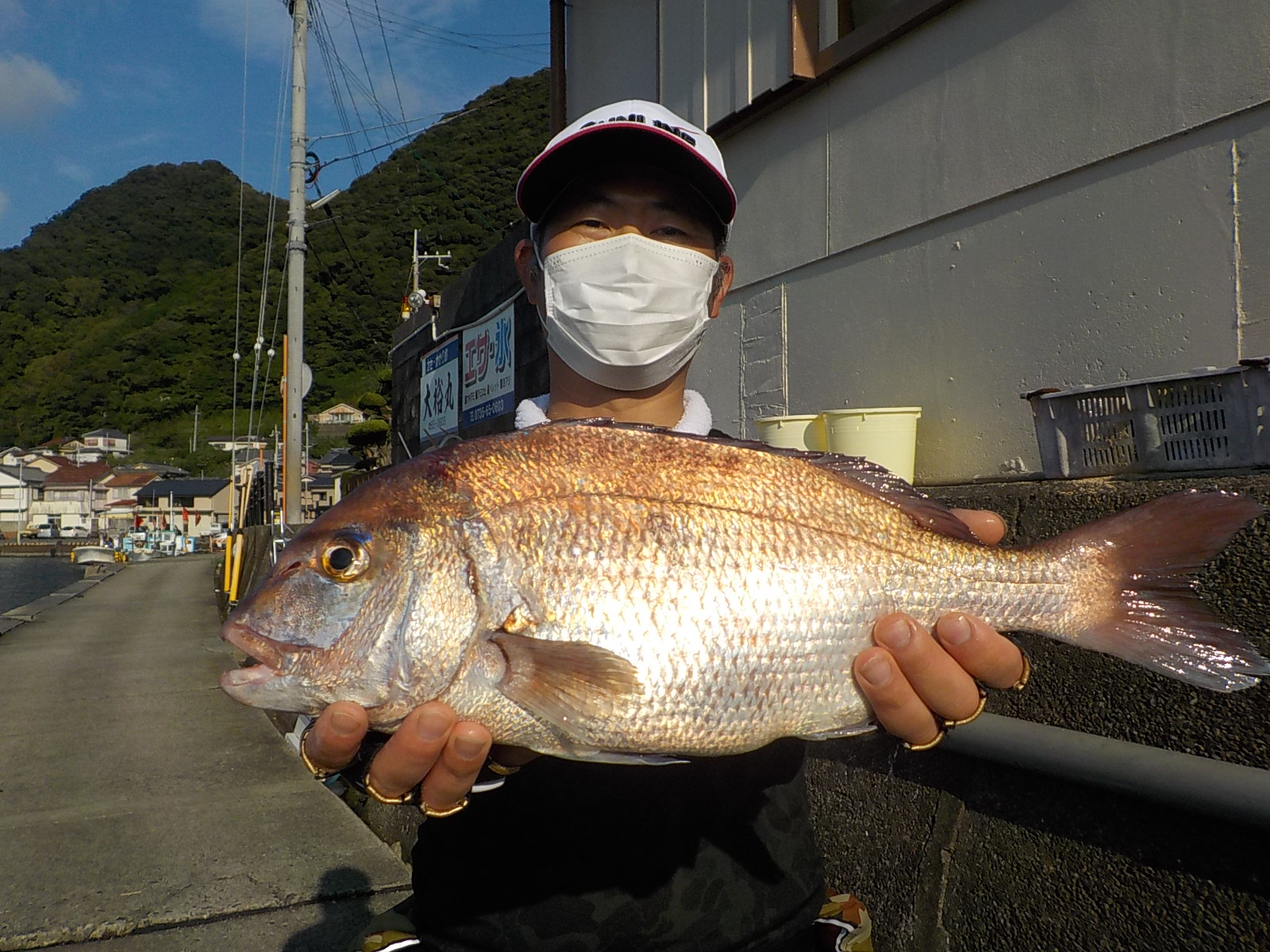 山口様　マダイ50センチ