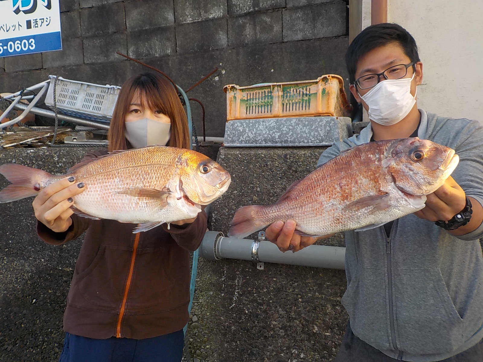 川尻様　マダイ　30～45センチ　3尾