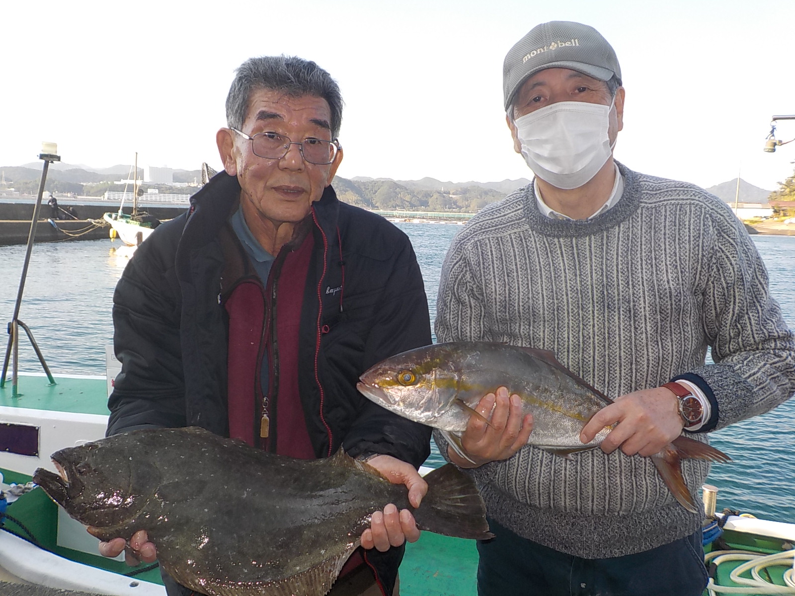 中村様　ヒラメ　60センチ　シオ　50センチ