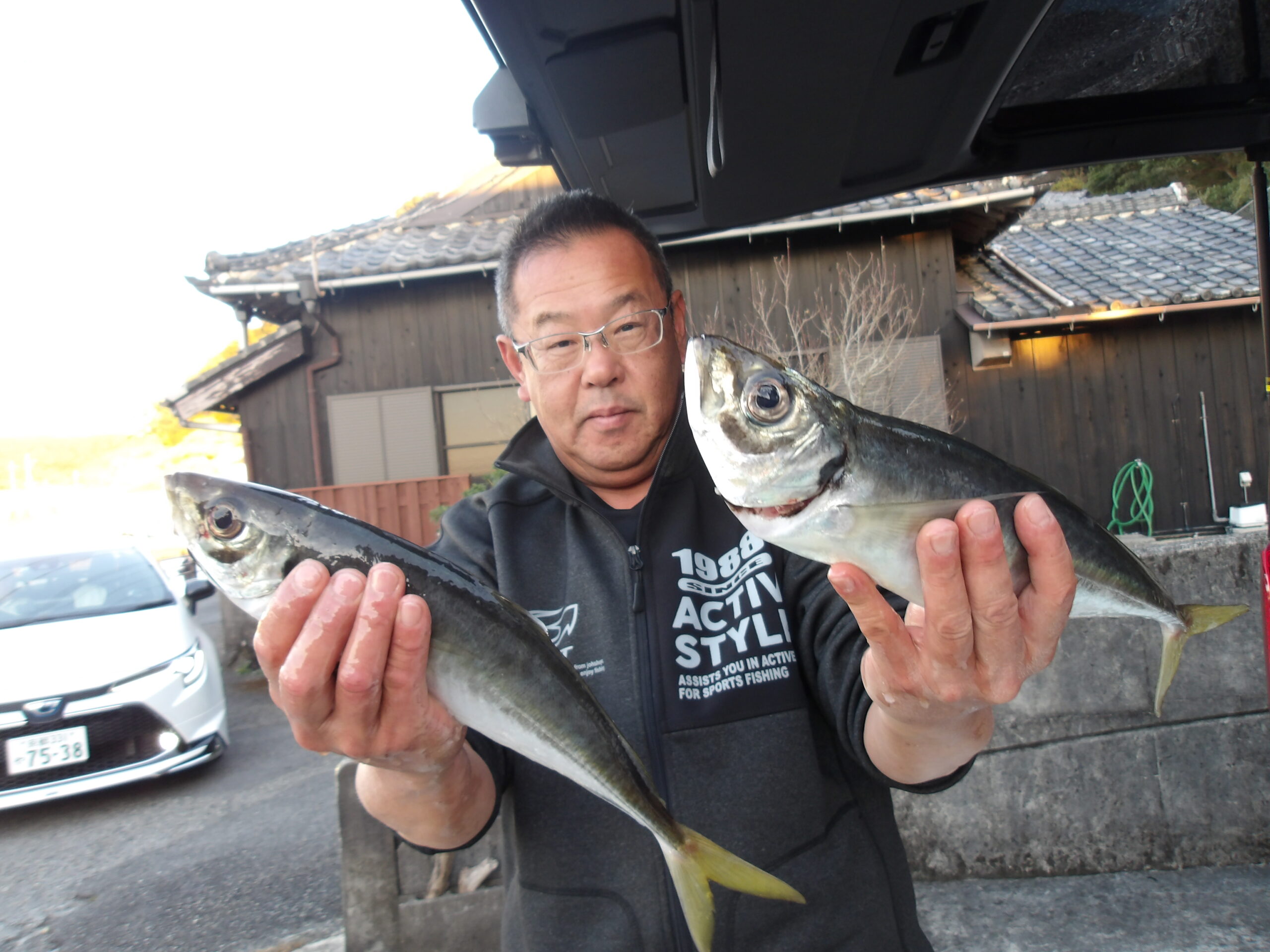 江崎様　大アジ2本