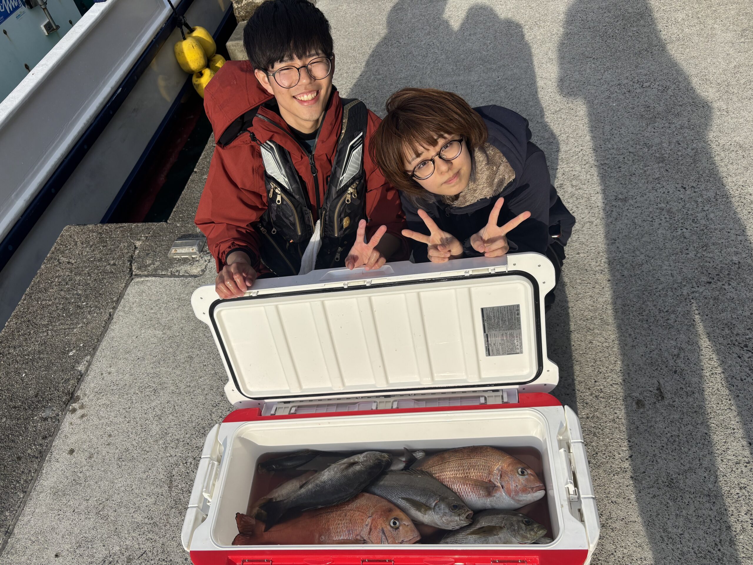 鳥居様 マダイ イサキ